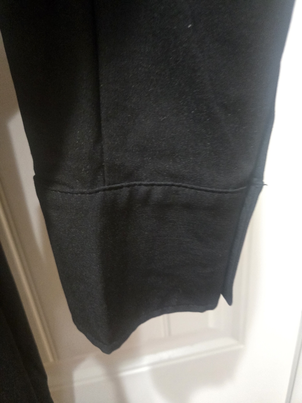 ZARA Black Button-Front Long Sleeve Shirt Dress Size XL EUC - Picture 9 of 10